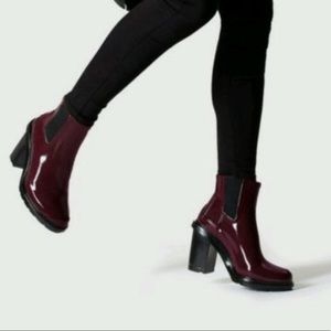 Hunter® Refined Mid Heel Gloss Rain Boots